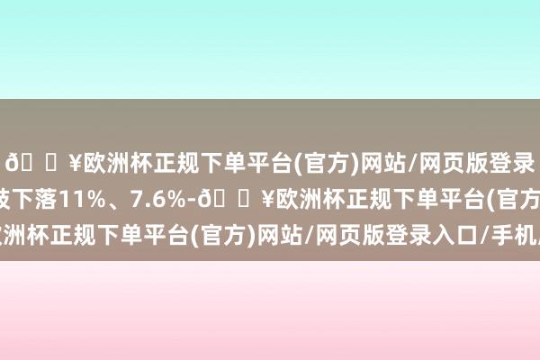 🔥欧洲杯正规下单平台(官方)网站/网页版登录入口/手机版同比分歧下落11%、7.6%-🔥欧洲杯正规下单平台(官方)网站/网页版登录入口/手机版